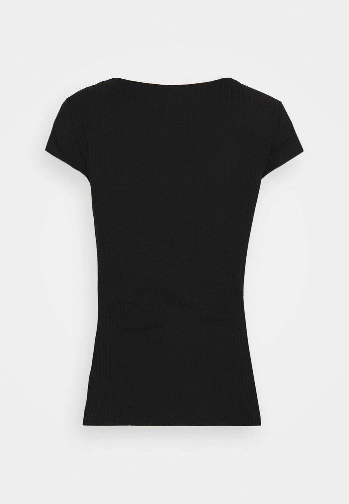 Chemise ANNA FIELD Anna Field Basic T-shirt Noir Femme | JIE-0201323